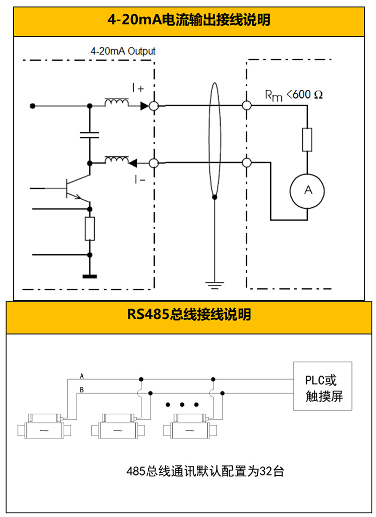 實(shí)驗(yàn)室氣體流量計(jì)接線圖